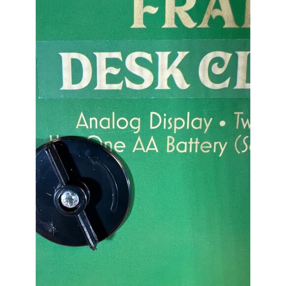 NEW Wicked Glinda Good Witch Frame Desk Clock Green - Picture 10 of 11